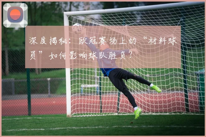 深度揭秘：欧冠赛场上的“材料球员”如何影响球队胜负？