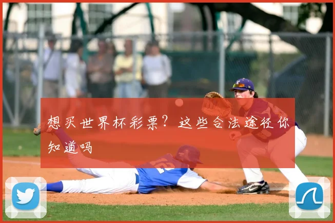 想买世界杯彩票？这些合法途径你知道吗